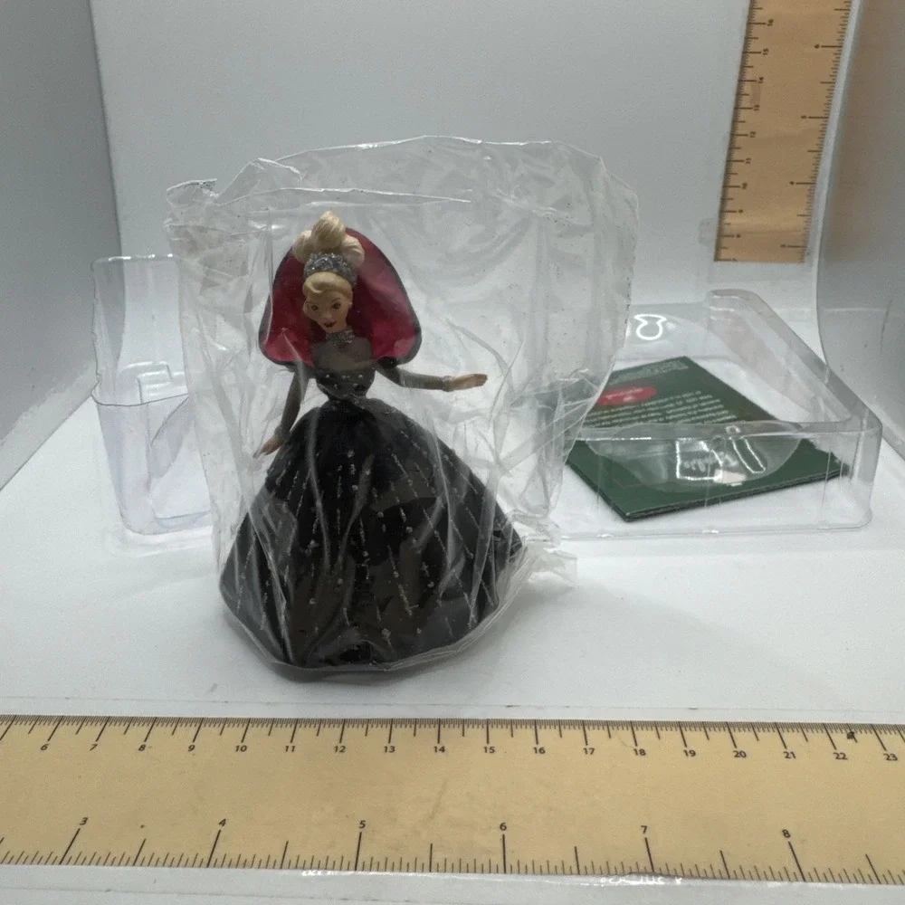 Hallmark Keepsake Ornament 1998 Holiday Barbie Collector Series Black Gown